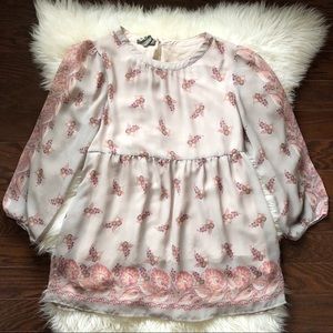 One September from Anthropologie Long Sleeve Tunic